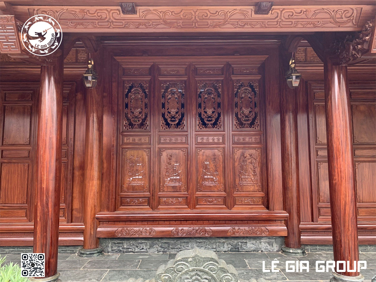 Ý nghĩa cửa bức bàn trong nhà gỗ cổ truyền Việt Nam